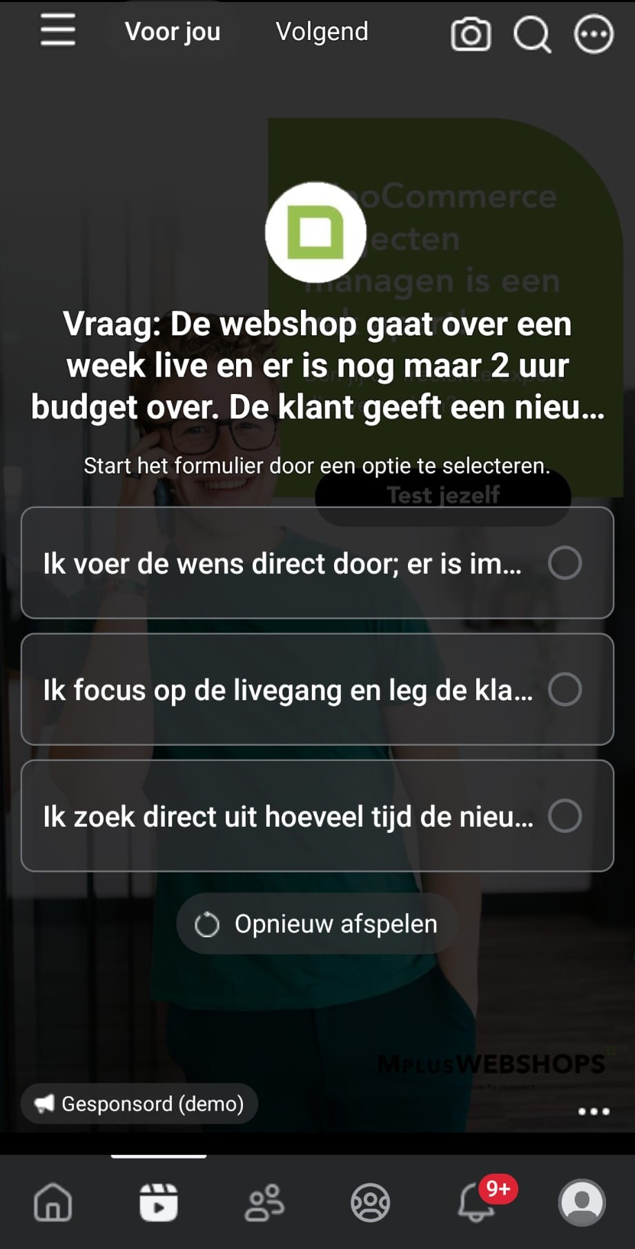 Campagnevisual 3 van Mplus Webshops